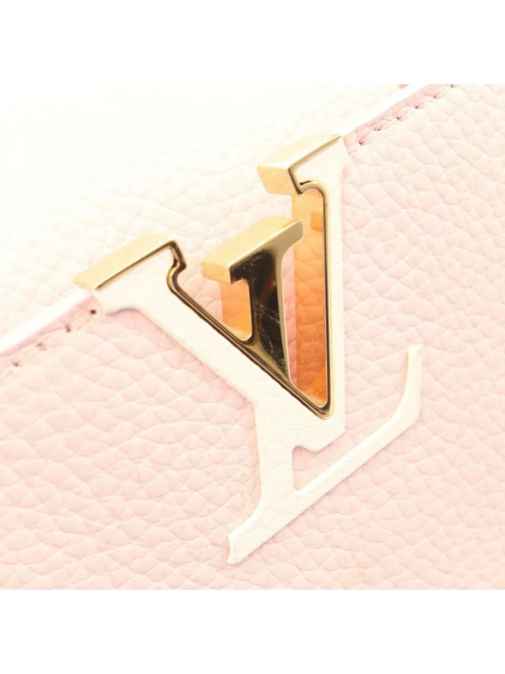 Louis Vuitton Handbag Capucines BB 2-Way Pink Leather